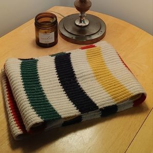 Vintage Hudson's Bay Wool Scarf